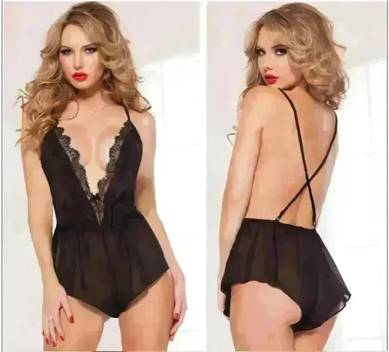 Mesh see-through sexy lingerie - EX-STOCK CANADA