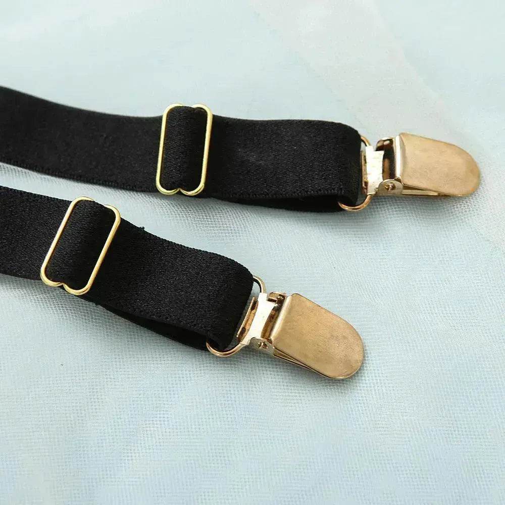 Mesh See-through Underwear Metal Chain Set - EX-STOCK Canada