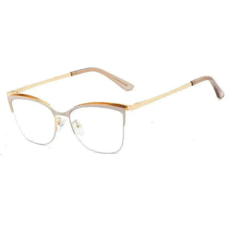 Metal Optic Glasses Frame Square Plain Color Anti Blue Light for Women and Men - EX-STOCK Canada