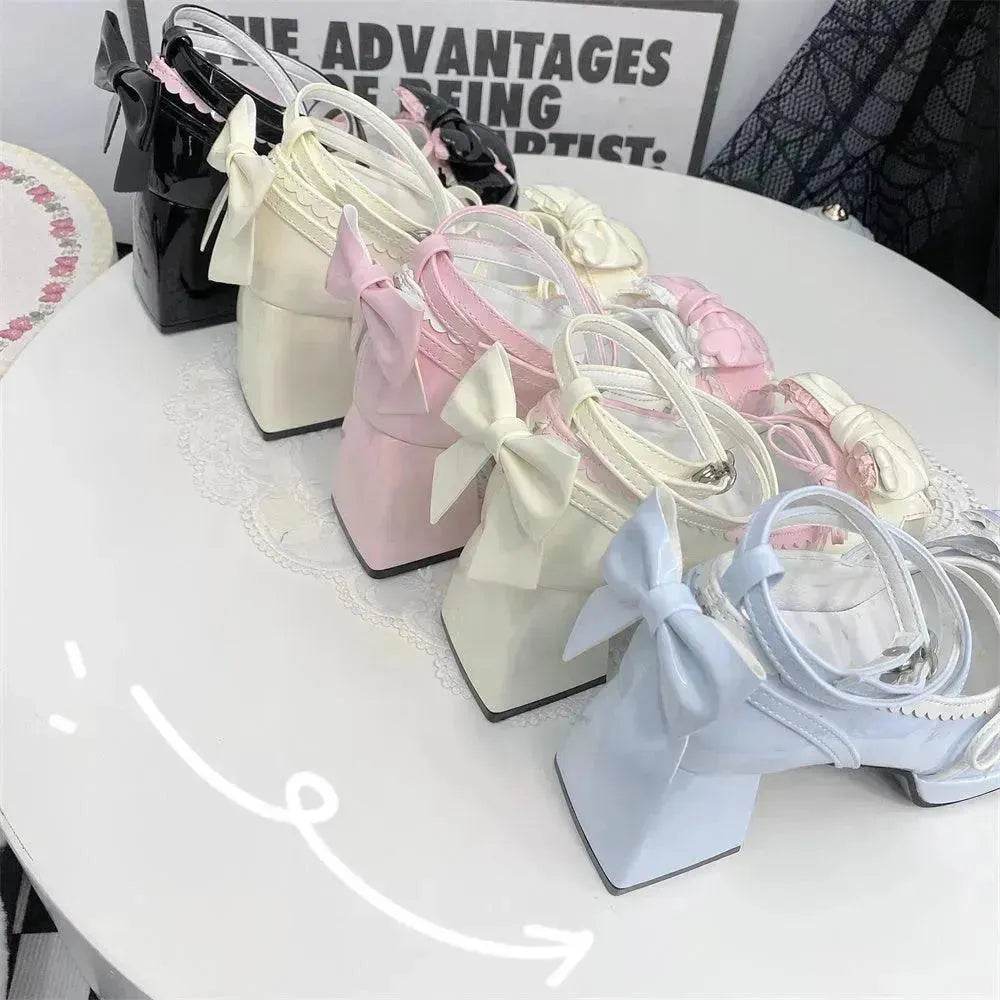 Mid Heel Platform Cute Single-layer Shoe Kid s Lolita Shoes - EX-STOCK Canada