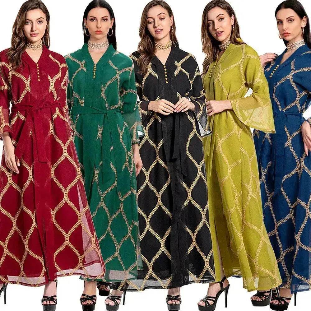 Middle East Arab Temperament Gauze Dress - EX-STOCK Canada