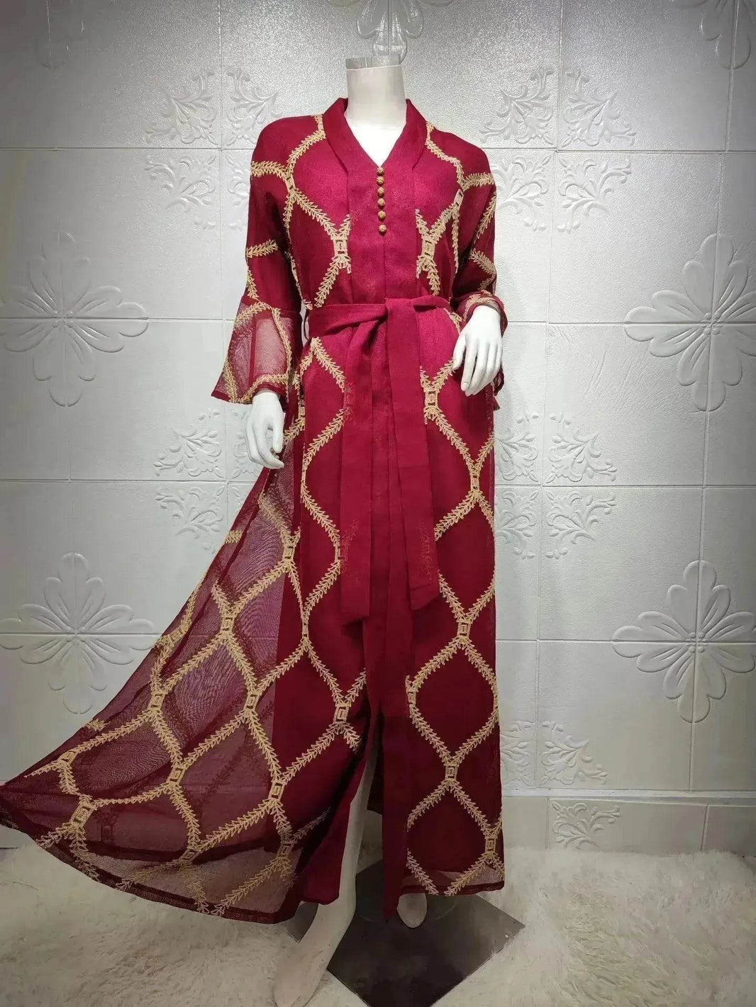 Middle East Arab Temperament Gauze Dress - EX-STOCK Canada