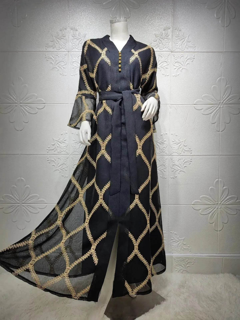 Middle East Arab Temperament Gauze Dress - EX-STOCK Canada