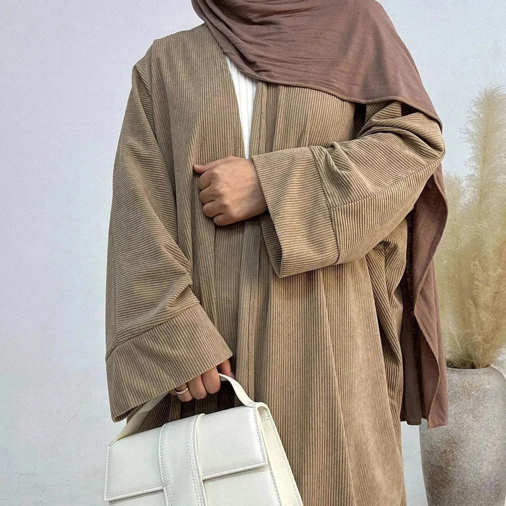 Middle East Dubai Turkey Autumn And Winter Cardigan Dress - EX-STOCK Canada