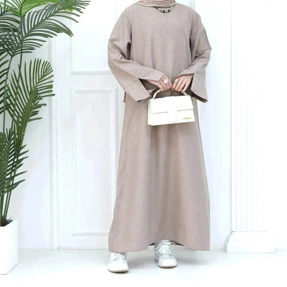 Middle East Turkey Loose Plus Size Elegant Dress Robe - EX-STOCK Canada