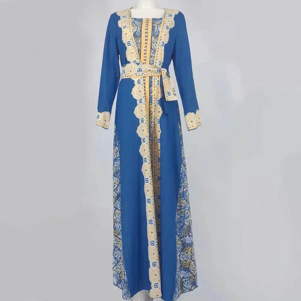 Middle Eastern Printed Dress Arab Robe - EX-STOCK Canada