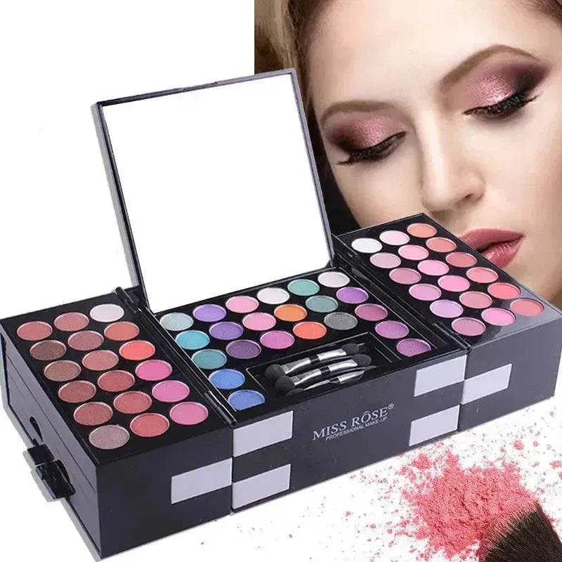 MISS ROSE 144 color 3 color 3 Color Eyeshadow blush eyebrow makeup kit - EX-STOCK Canada