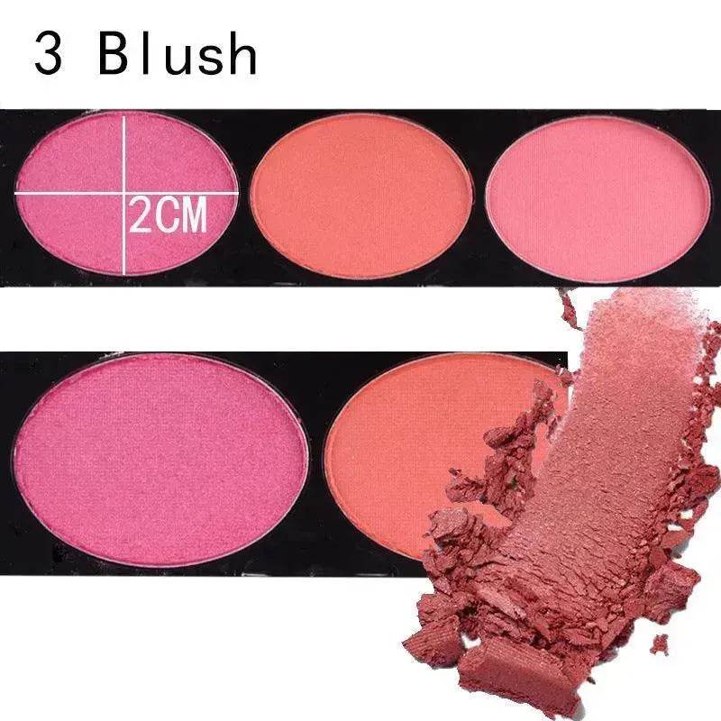 MISS ROSE 144 color 3 color 3 Color Eyeshadow blush eyebrow makeup kit - EX-STOCK Canada