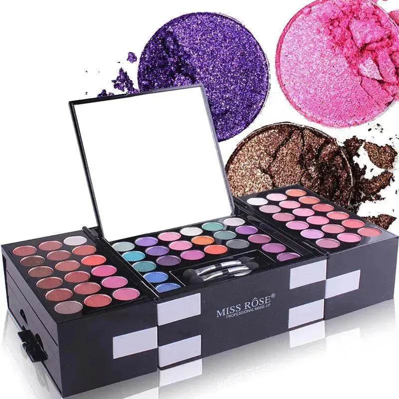 MISS ROSE 144 color 3 color 3 Color Eyeshadow blush eyebrow makeup kit - EX-STOCK Canada