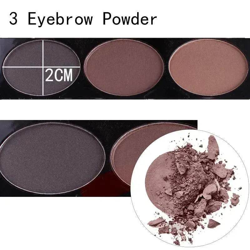 MISS ROSE 144 color 3 color 3 Color Eyeshadow blush eyebrow makeup kit - EX-STOCK Canada