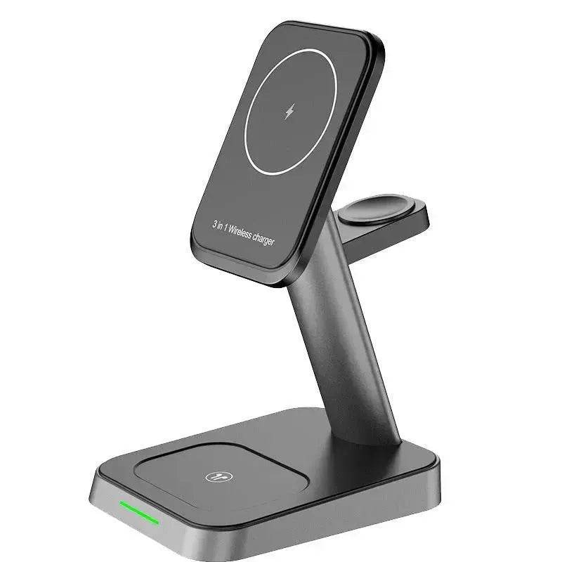 Mobile Phone Vertical Wireless Charger Watch Wireless Charger Mobile Phone Wireless Three-in-one Charger - EX-STOCK Canada