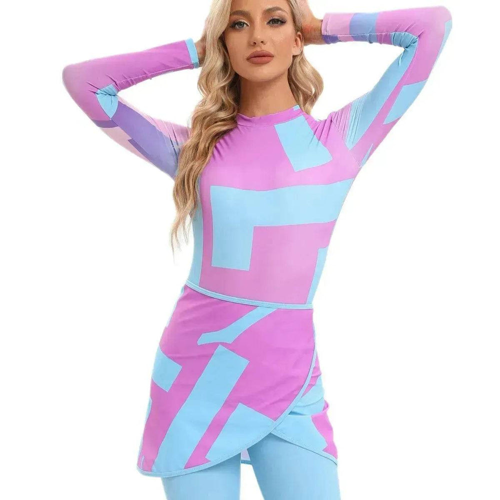 Modest 3 Piece Burkini Swimsuit Set long sleeve - EX-STOCK Canada
