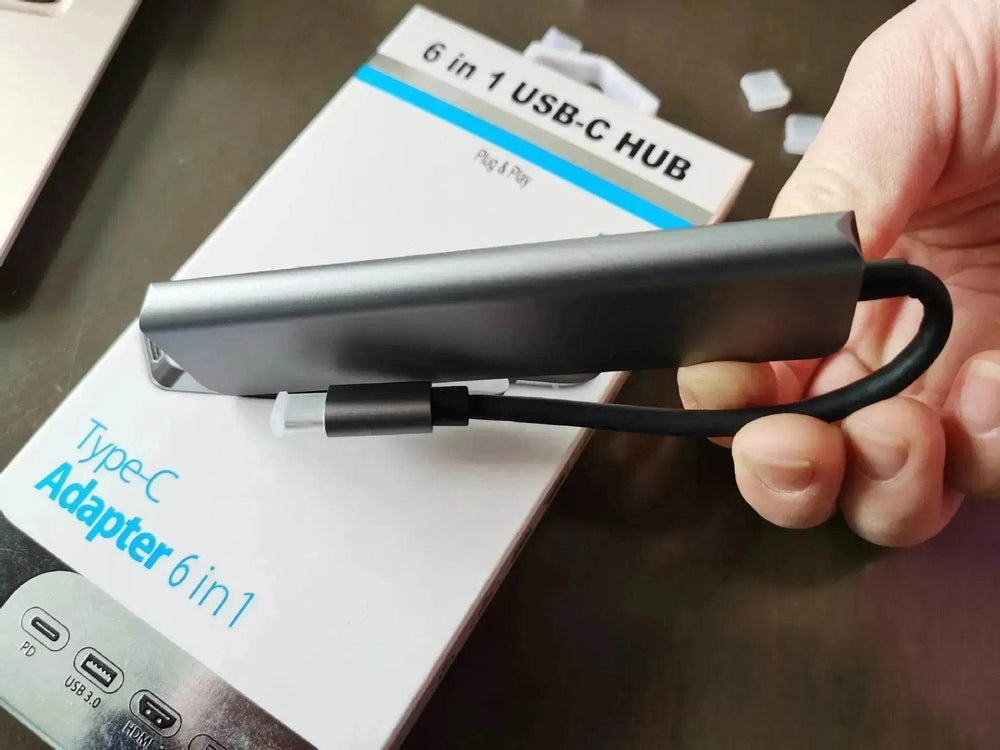 Multi Function Dock 4K HD USB Notebook 6 In 1 - EX-STOCK Canada