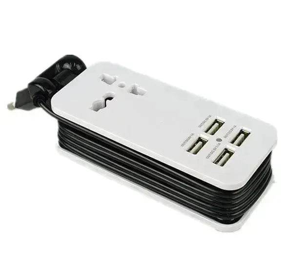 Multi-port Four-in-One USB Mobile Fast charging Port Power Strip Extension - EX-STOCK Canada