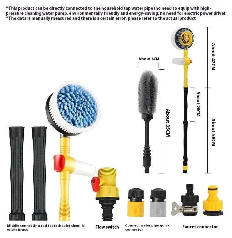 Multifunctional Car Wash Brush Mop Cleaning Tool - EX-STOCK Canada