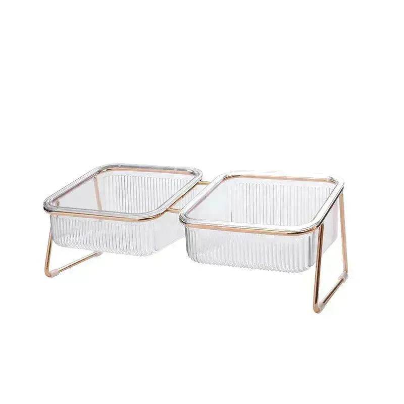 Neck-protecting sloped pet feed bowl Stand - EX-STOCK Canada