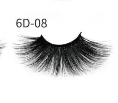 Nethong 25mm mink false eye lashes 6D three-dimensional messy cross-eye lashes Europe and the United States cross-border for eye lashes - EX-STOCK Canada