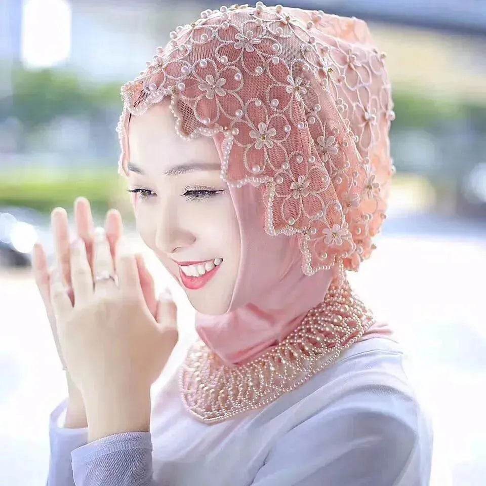new Arab hijab chiffon beaded scarf - EX-STOCK Canada