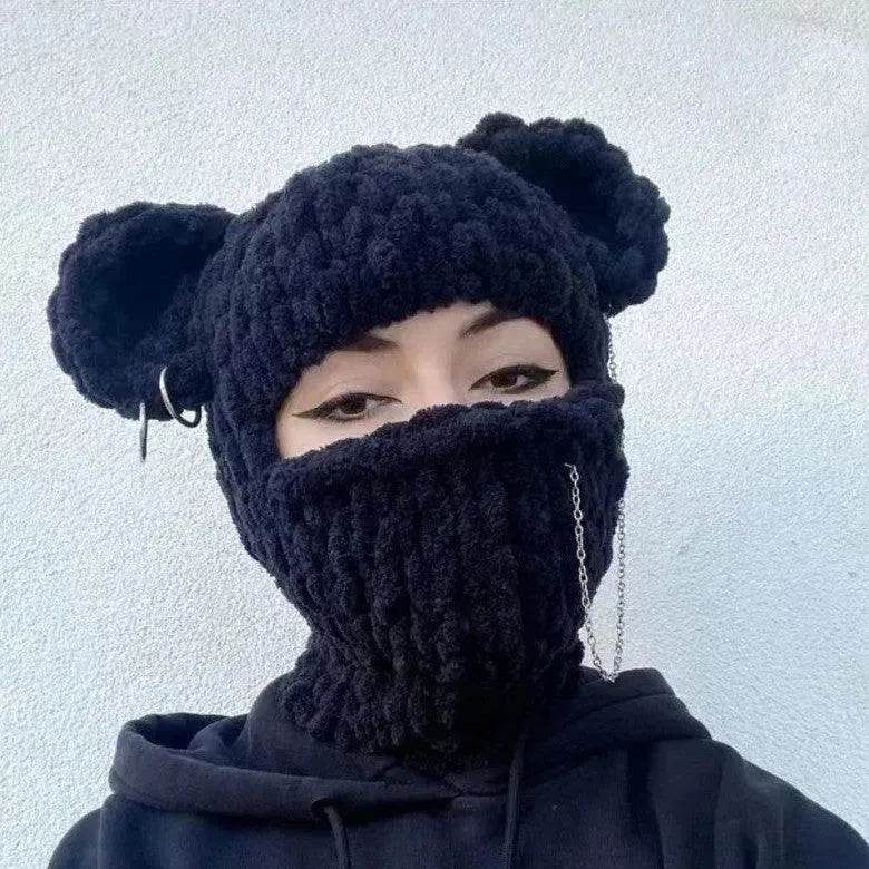 New Bear Ears Knitted Hat - EX-STOCK Canada