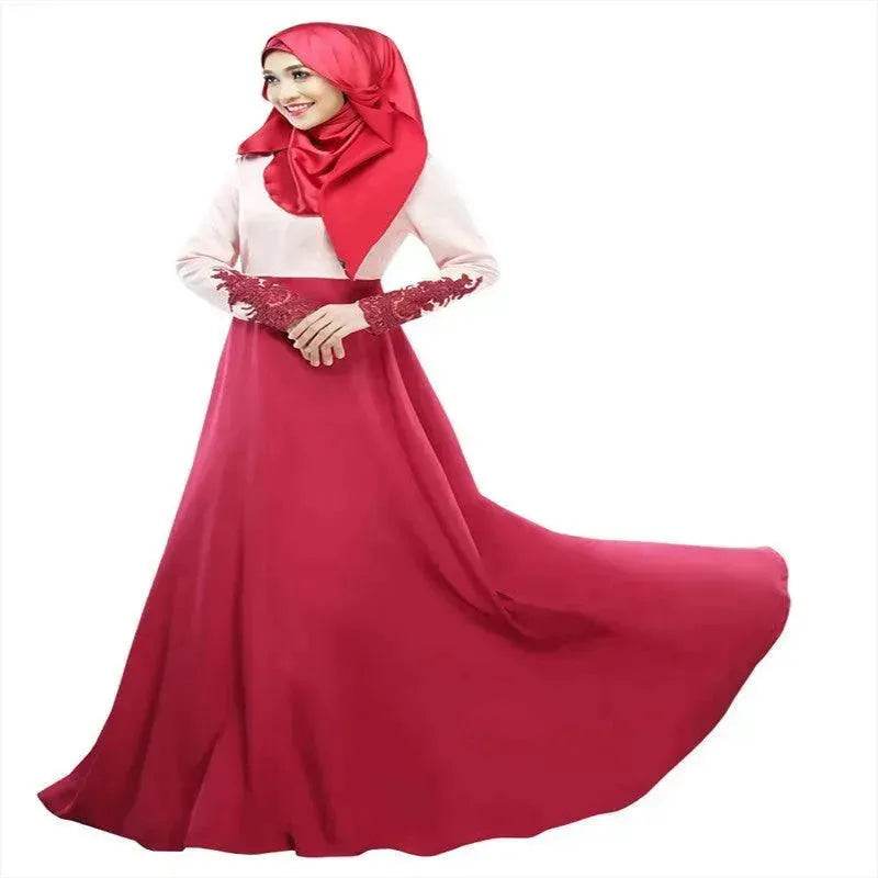 New color matching Arab long skirt - EX-STOCK Canada