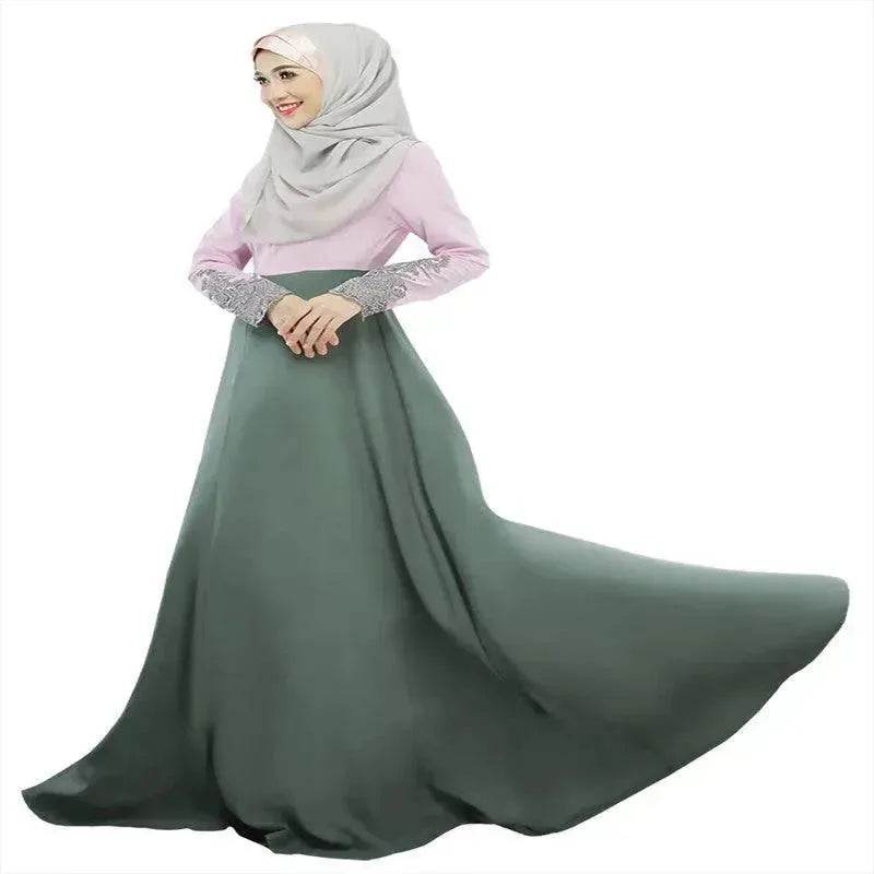 New color matching Arab long skirt - EX-STOCK Canada