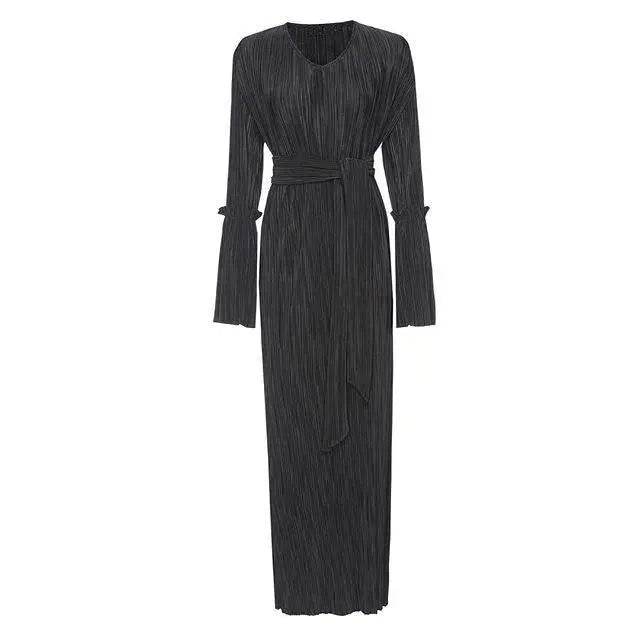 New Fashion Pleated Long Skirt Arab Dress - EX-STOCK Canada