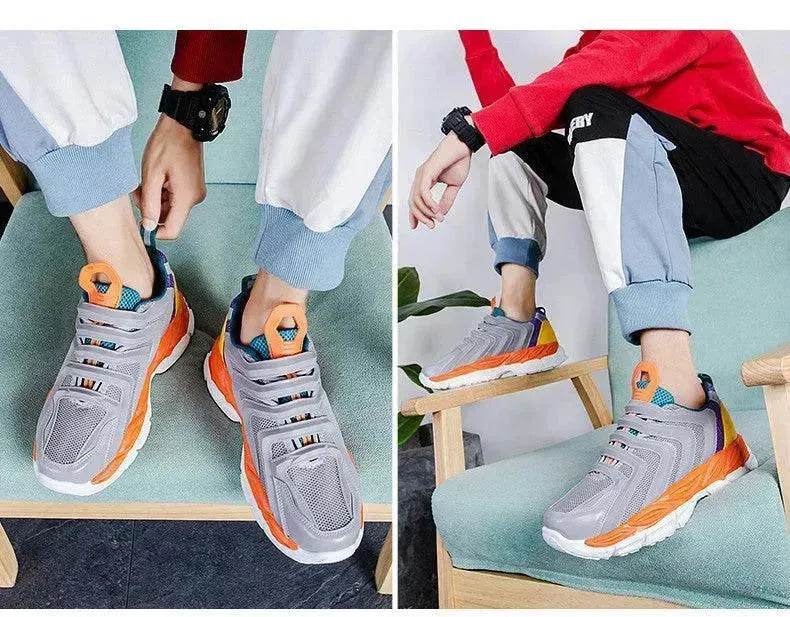 New Four Seasons Casual Breathable Mesh Daddy Shoes - EX-STOCK Canada