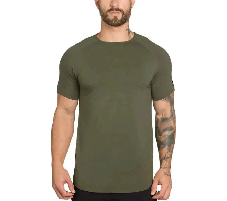 New Gym Wear Plain Shirts Custom Mens Fitness Sports Clothing - EX-STOCK Canada