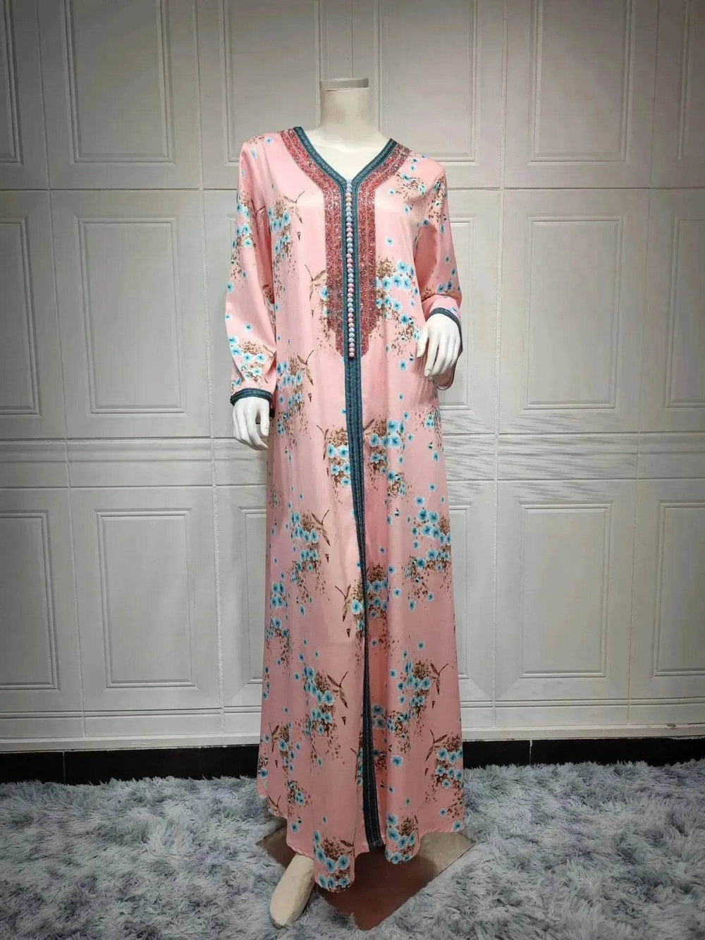 New Hot Diamond Arab Print Dress - EX-STOCK Canada