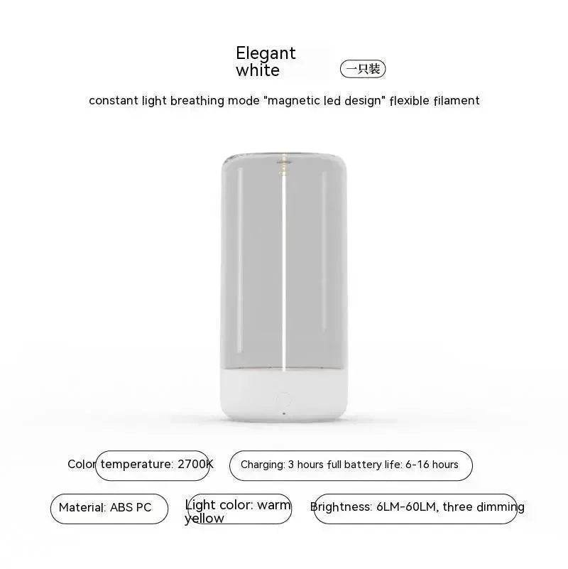 New LED Camping Light Type-c Rechargeable Portable Night Light With High Transparency And Anti Drop Creative Atmosphere Light - EX-STOCK Canada