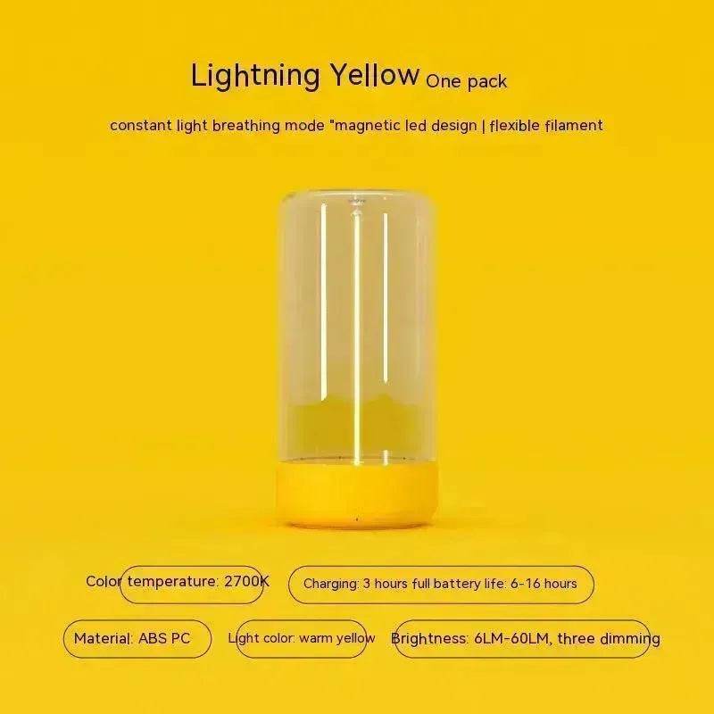 New LED Camping Light Type-c Rechargeable Portable Night Light With High Transparency And Anti Drop Creative Atmosphere Light - EX-STOCK Canada