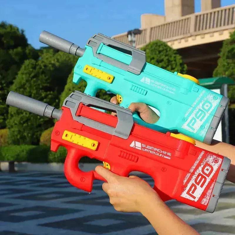 New P90 Electric Water Gun High-Tech Kids Toys Outdoor Beach Pool Large Capacity Summer Gel Blasting Water Gun For Adults - EX-STOCK Canada
