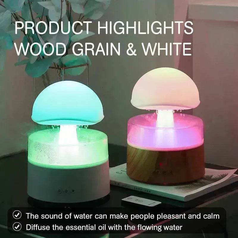 New Rain Cloud Humidifier Aromatherapy Machine Air Humidifier Ultrasonic Aroma Diffuser - EX-STOCK Canada