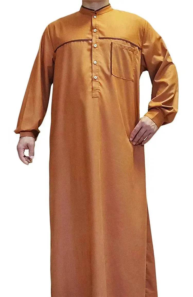 Fashionable and Elegant New Robe Arab Men's Arab Men's Worship Robe Moroccan Men's Jalabiya - EX-STOCK Canada
