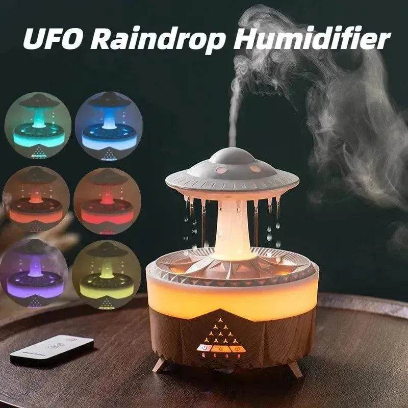 New UFO Raindrop Humidifier Water Drop Air Humidifier USB Aromatherapy Essential Oils Aroma Air Diffuser Household Mist Maker Home Decor - EX-STOCK Canada