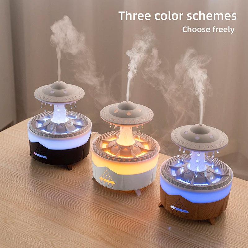 New UFO Raindrop Humidifier Water Drop Air Humidifier USB Aromatherapy Essential Oils Aroma Air Diffuser Household Mist Maker Home Decor - EX-STOCK CANADA