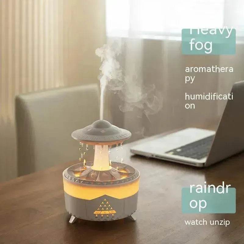 New UFO Raindrop Humidifier Water Drop Air Humidifier USB Aromatherapy Essential Oils Aroma Air Diffuser Household Mist Maker Home Decor - EX-STOCK Canada