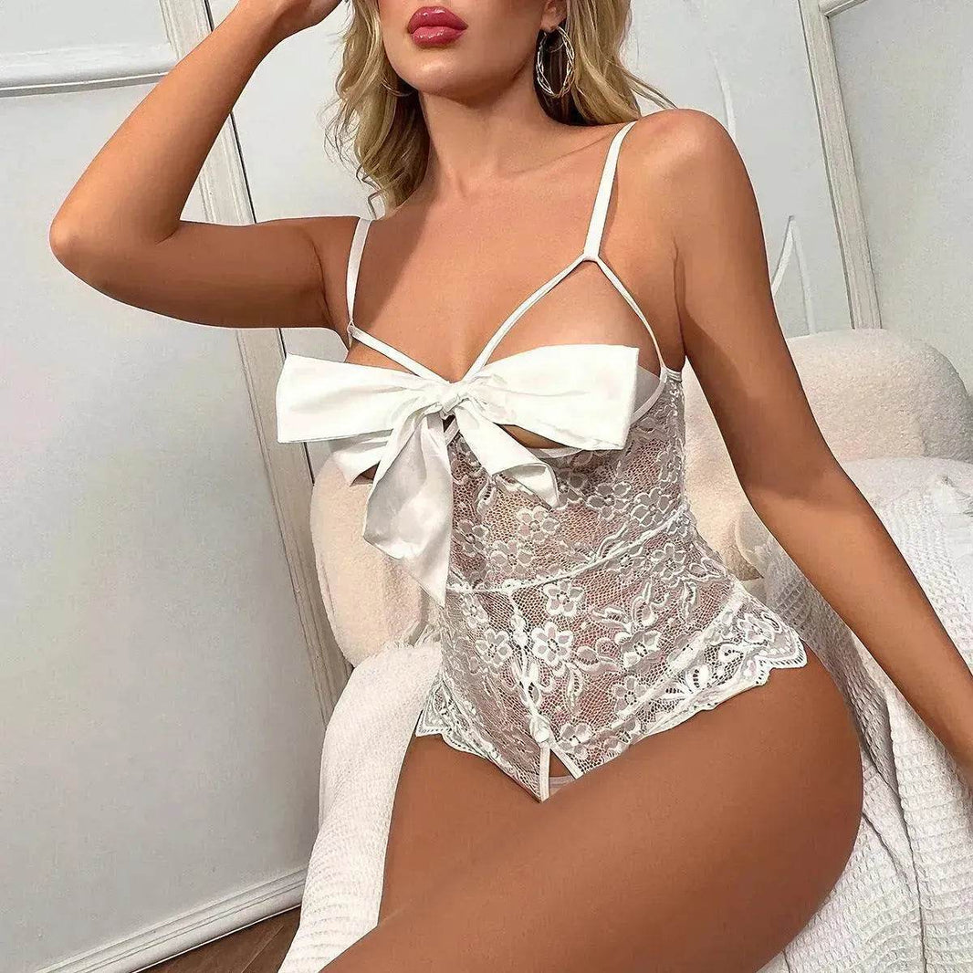 One-piece Lingerie See-through Lingerie Charming Deep V Lingerie - EX-STOCK Canada