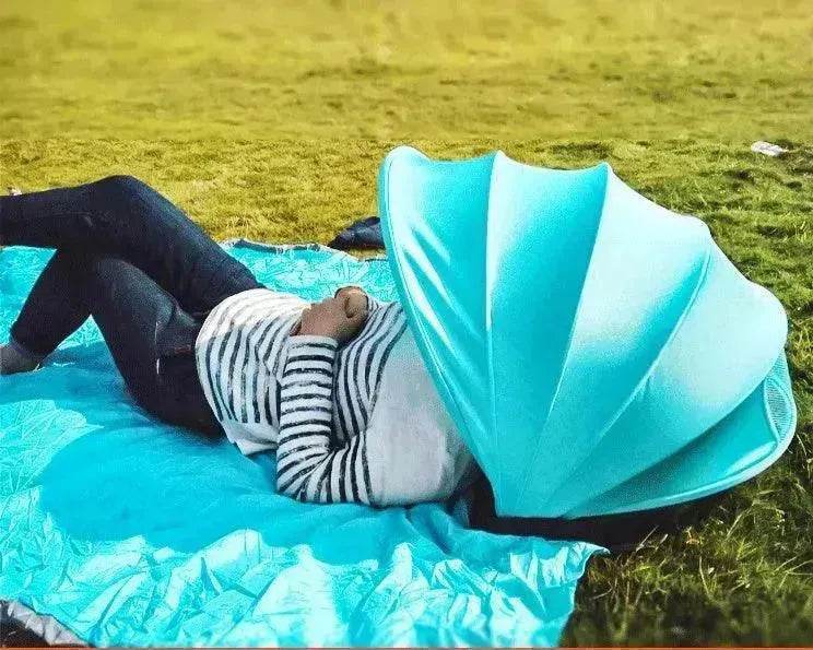 Outdoor Sunproof Fold Beach Umbrella - EX-STOCK Canada
