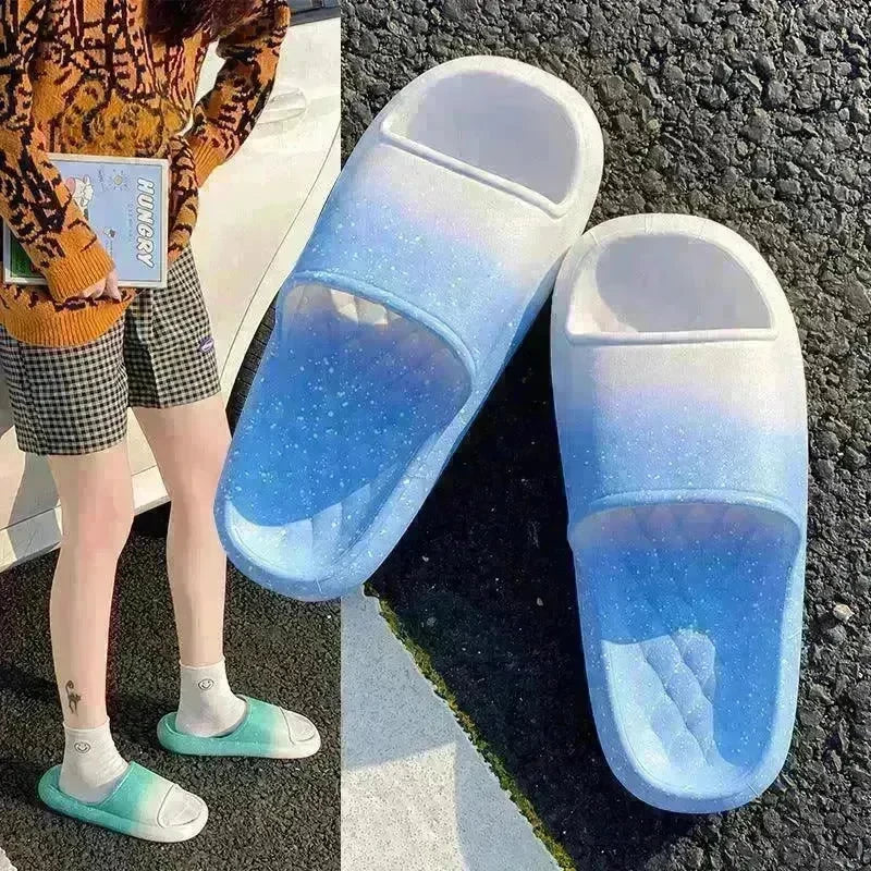 Outer Wear Household Thick Bottom Beach Slippers - EX-STOCK CANADA