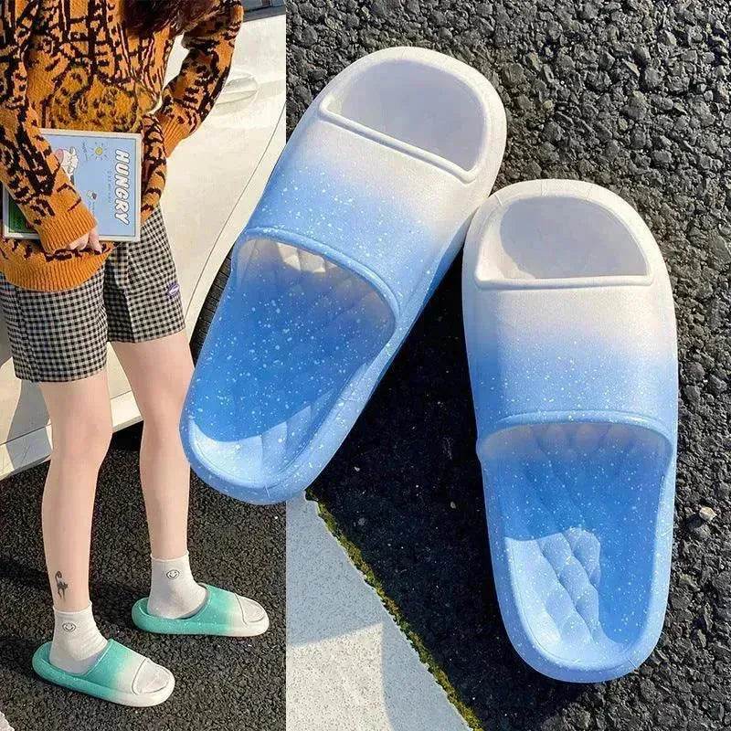 Outer Wear Household Thick Bottom Beach Slippers - EX-STOCK Canada