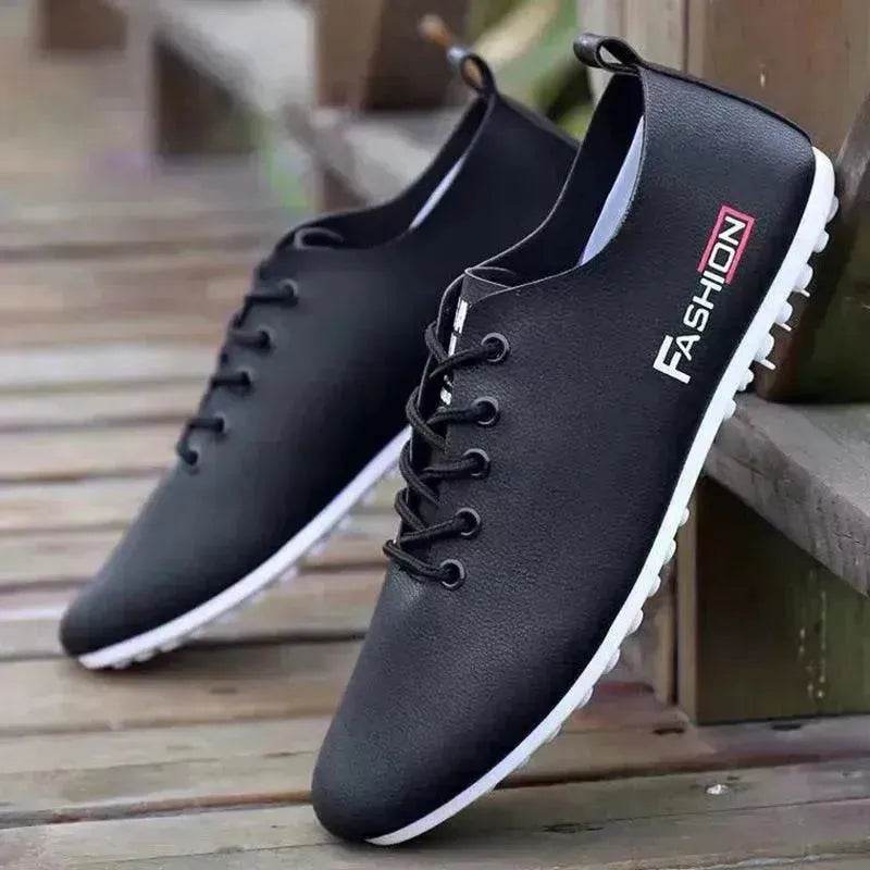 Peas Shoes, New White Shoes, Trendy Leather Shoes, British Style Casual Shoes - EX-STOCK Canada