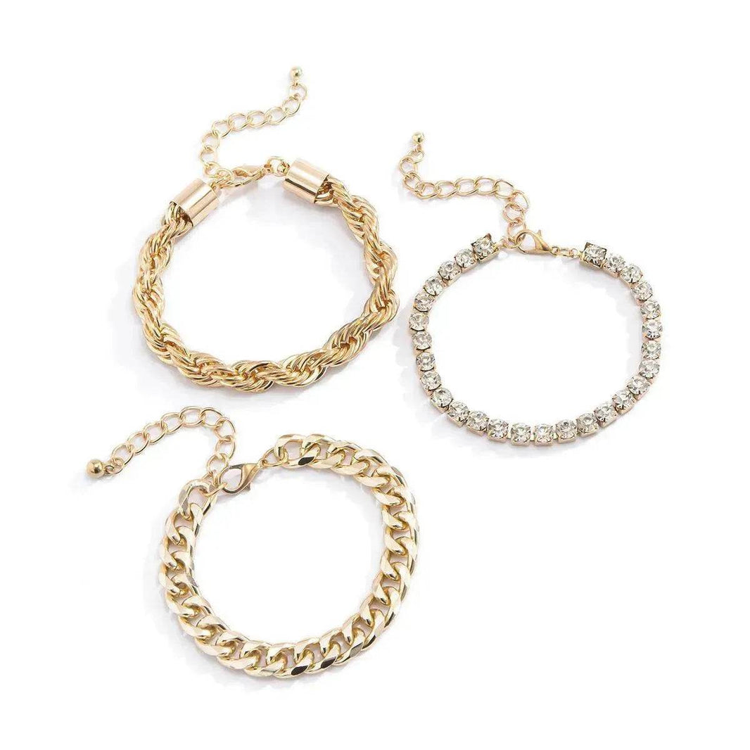 Personality Cold Wind Geometric Suit Jewelry Women - EX-STOCK Canada