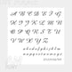 Personalized Custom 316L Stainless Steel Jewelry, English Alphabet Name Anklet - EX-STOCK Canada
