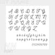 Personalized Custom 316L Stainless Steel Jewelry, English Alphabet Name Anklet - EX-STOCK Canada