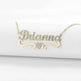Personalized Name Heart Iced Out Pendants Necklace - EX-STOCK Canada