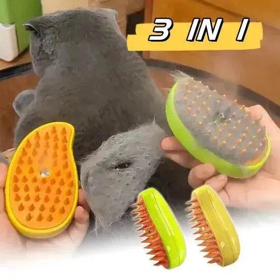 Pet Electric Spray Massage Comb Steam Brush - EX-STOCK Canada
