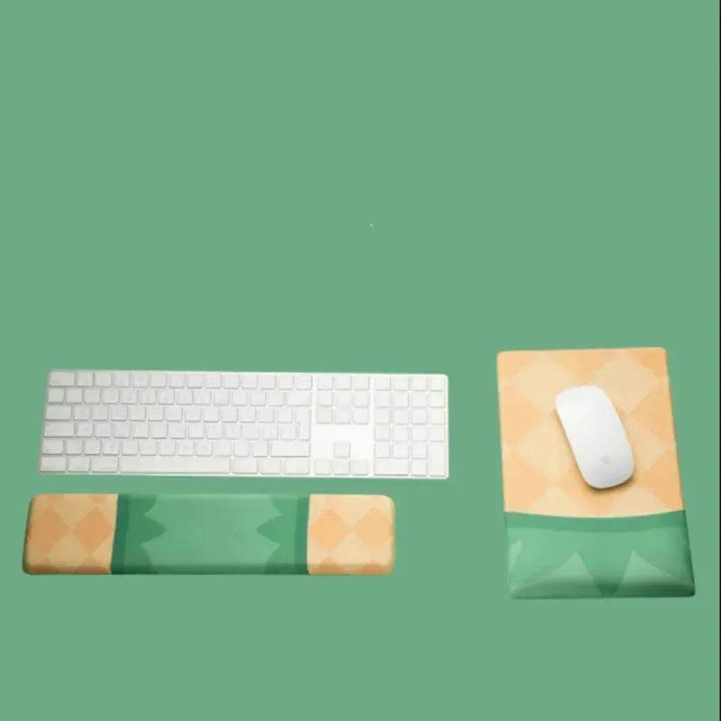 Pineapple Fruit Memory Foam Keyboard Hand Support Wrist Mouse Pad - EX-STOCK Canada
