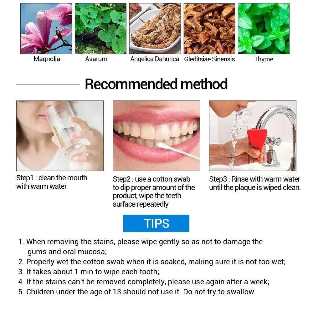 Plaque Cleansing Teeth Whitening Liquid 10ml - EX-STOCK Canada