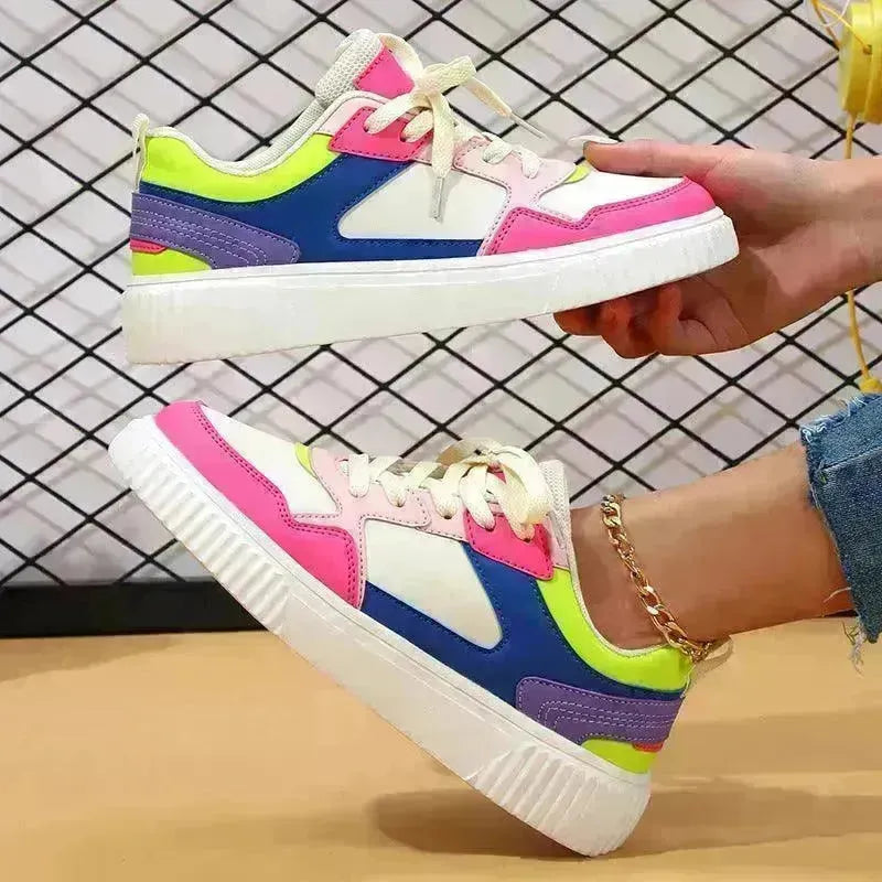 Platform Fashion Lace-up Casual Sneaker Soft Bottom Comfortable - EX-STOCK CANADA